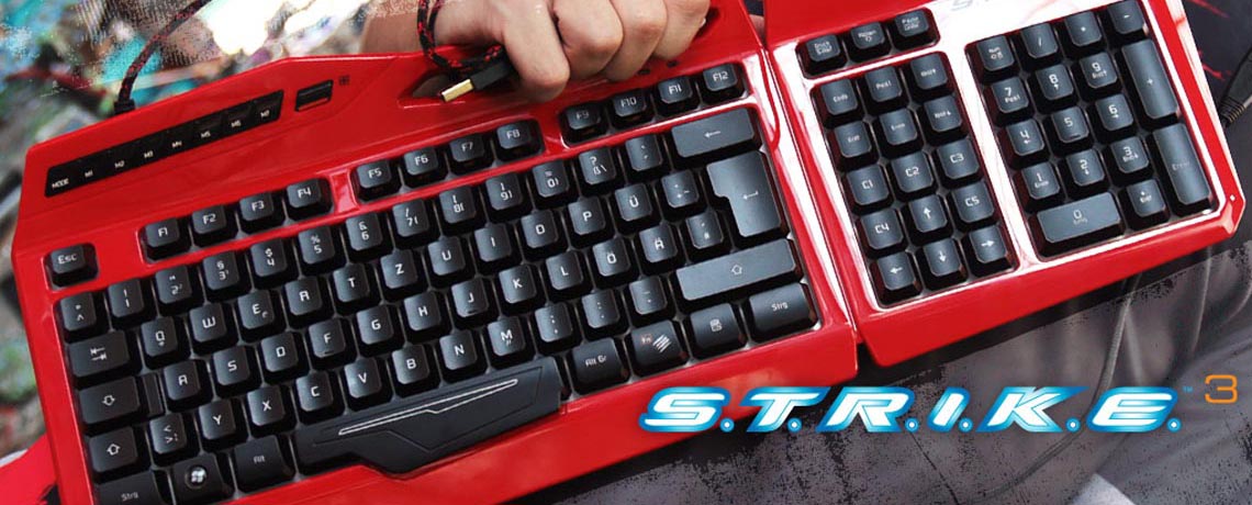 Mad Catz マッドキャッツ ゲーミングキーボード S.T.R.I.K.E. 13 小型